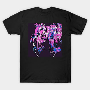 Detailed Floral abstract T-Shirt